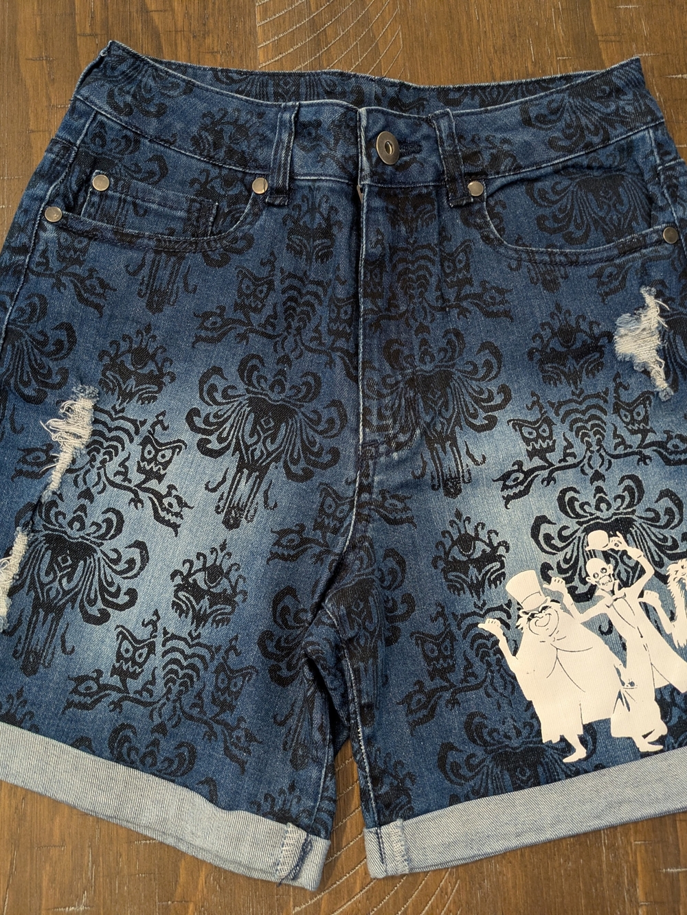 Haunted Mansion Denim Jean Shorts XS